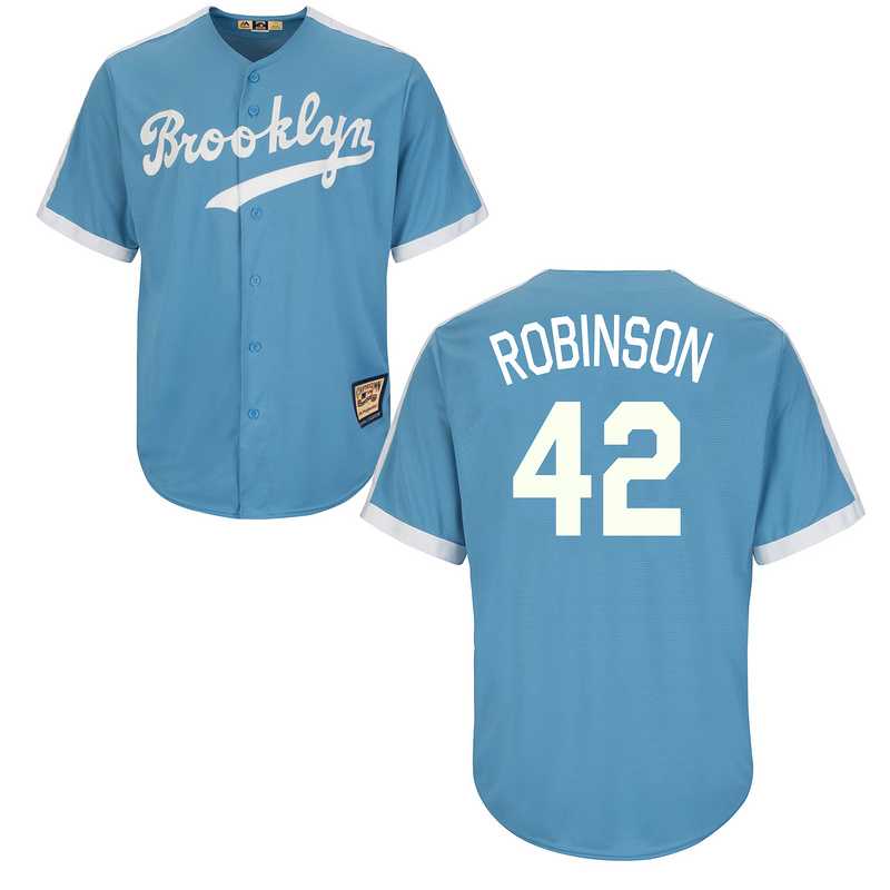 Los Angeles Dodgers #42 Jackie Robinson Light Blue Cooperstown Stitched Jersey JiaSu,We sell and wholesale Los Angeles Dodgers #42 Jackie Robinson Light Blue Cooperstown Stitched Jersey JiaSu on line form chian!